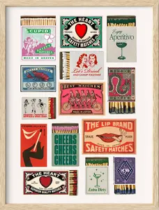 Eclectic Matches Poster - Artistic Wall Decor Print for Room Aesthetic and Vibe