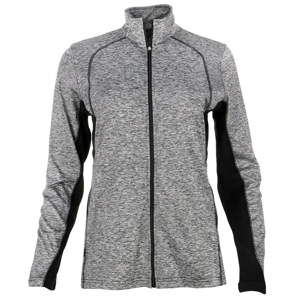 PAGE and TUTTLE Womens Heather Jacket Casual Outerwear Athletic - Grey