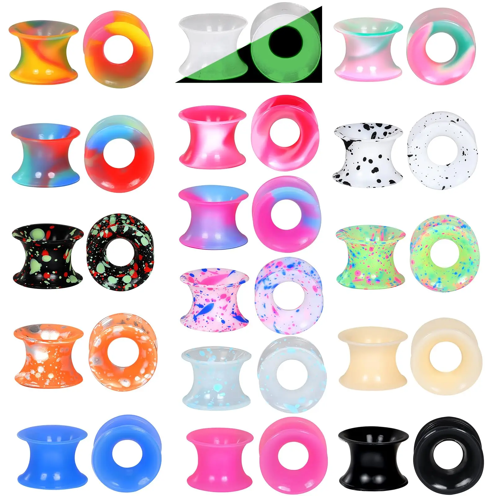 Mixed Color:0G(8mm)
