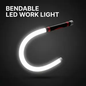 Bendable LED Flashlight Stick – 31" Flexible LED Work Light, High Lumen Magnetic Inspection Light, Rechargeable 7-Hour Runtime, Hands-Free Repair Light for Car Engine, Mechanic, Off-Road