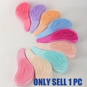 1pcs Magic Handle Comb Anti Static Massage Hair Brush Tangle Detangle Shower Massage Hairbrush Comb Salon Hair Styling Tool Hair Detangling Comb Detangler Combs