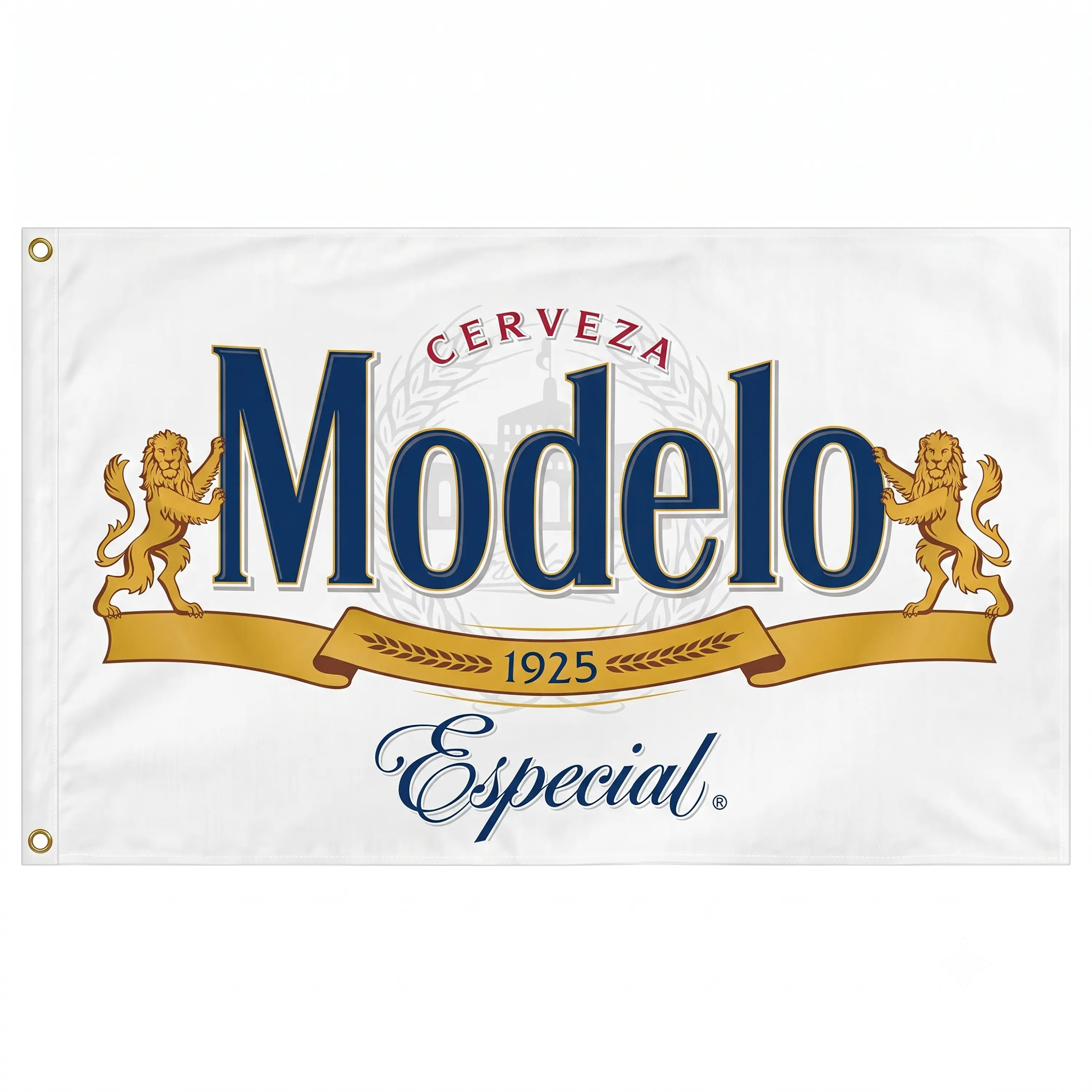 Modelo Especial Beer Flag | Mexican Cerveza Banner | College Dorm Frat House Decor | Man Cave Home Bar Sign