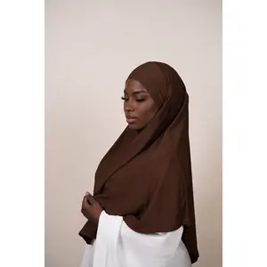 Cocoa Noir  Luxury Crystal Hemp Khimar