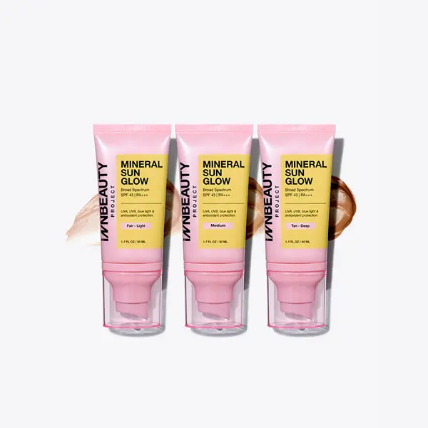 INNBEAUTY PROJECT Mineral Sun Glow Broad Spectrum Sunscreen SPF 43 PA +++ with Peptides and Vitamin C INNBEAUTY PROJECT Mineral Sun Glow Broad Spectrum Sunscreen SPF 43 PA +++ with Peptides and Vitamin C