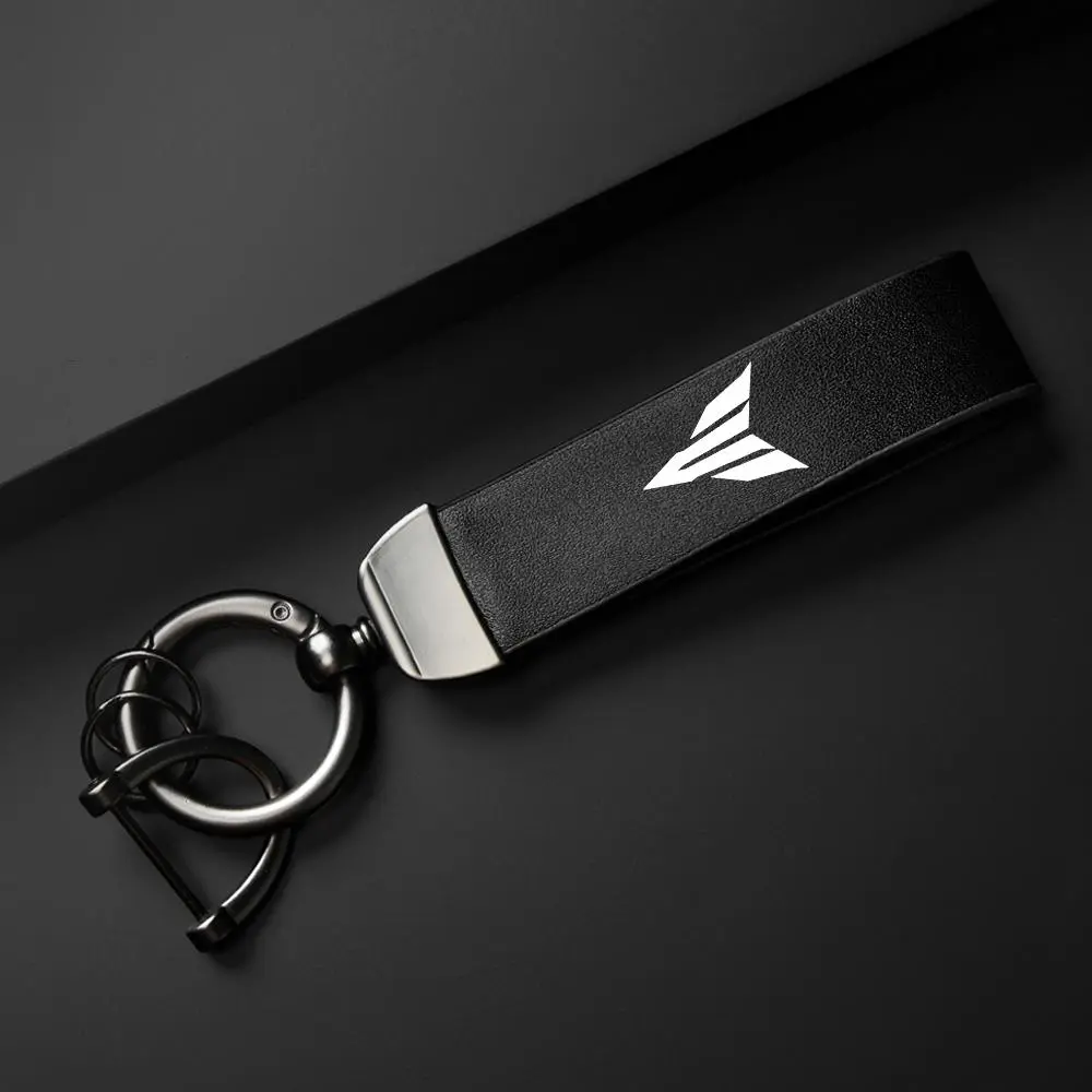 Premium Leather Heavy Duty Keychain for Yamaha MT Series, Key Rings Heavy Duty, Stylish Durable Accessory for Bikers, Perfect Gift for Motorcycle Enthusiasts