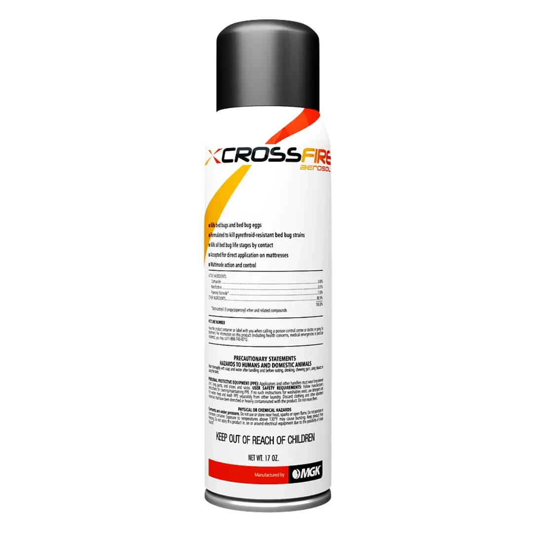 Crossfire Insecticide Aerosol, 17oz, ODORLESS BED BUG SPRAY, MGK Crossfire Insecticide Aerosol, 17oz, ODORLESS BED BUG SPRAY, MGK