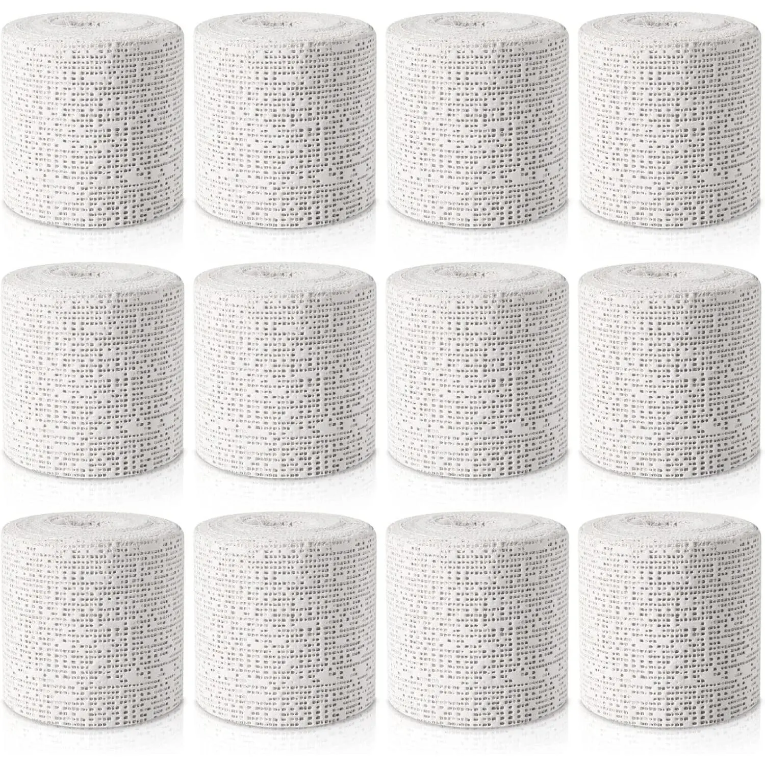 45ft - 211ft Plaster Cloth Rolls White Gauze Strips Wrap Bandages for Craft Belly Cast Mask Making Body Molds Scenery Art(2inch x 207 Feet, White)