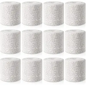 45ft - 211ft Plaster Cloth Rolls White Gauze Strips Wrap Bandages for Craft Belly Cast Mask Making Body Molds Scenery Art(2inch x 207 Feet, White)