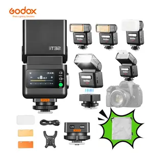 GODOX iT32 TTL Camera Flash with X5S Wireless Trigger for Sony,Magnetic Hotshoe & Trigger 2-in-1, Compatible with Sony ZV-E10 II, ZV-E10, ZV-E1, a7III,a6700, a6400,a7C II, a7C, a7CR, RX1RII,ZV-1II