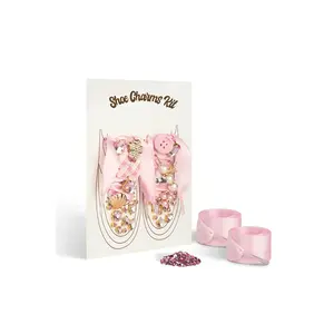 Xyra Pink Beads Shoe Charms Xyra Pink Beads Shoe Charms