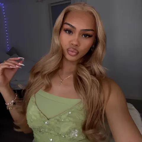 Honey Ash Blonde Wig Body Wace 13x6 Lace Frontal Human Hair Wigs Pre Plucked Natural Hairline for Black Women 200% Density Wig Heat Resistant fit Daily Wear