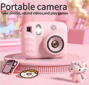 Father's Day and Summer Festivals:Portable Camera | 2/5/10-second time-lapse shooting, music playback, USB charging, 600mAh battery, shockproof, scratch-resistant, 5 stylish games. Perfect for early education and birthday gifts.