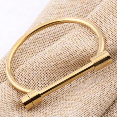 Fashionable Stainless Steel Cuff Bangle, Unisex Casual Jewelry for Party, Daily Clothing Decor, Trendy All-match & Exquisite Jewelry for Birthday Gift, Stackable Bracelets, Multilayered Bangles, Stacking Bangles