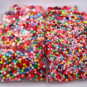 8-30mm Mixed High Elasticity Soft Pompoms