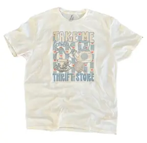 Take Me To The Thrift Store on Cream T-Shirt