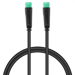 Electric Bicycle Ebike 5 Pin Male to Male Display Extension Cable Connector for Bafang Mid Motor BBS01/BBS02/BBSHD