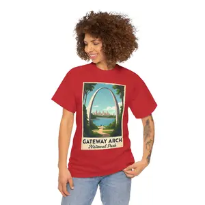 Gateway Arch National Park T-Shirt, St. Louis Tee, Missouri Travel Shirt, Graphic Tee, Vacation Apparel