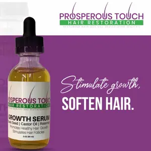 Prosperous Touch Hair Growth Oil, Organic Hair Nutrition and Hair Loss Repair for Healthy New Hair Growth. Great for Alopecia, Hair Loss, Healthy Haircare