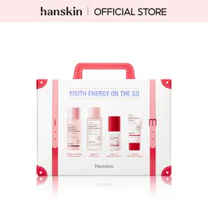 Hanskin Youth Energy On The Go Travel Kit Portable Essentials for Youth Energy Boost Ideal for Travelers Long Trips or Short Outings Anti-aging Skincare Set