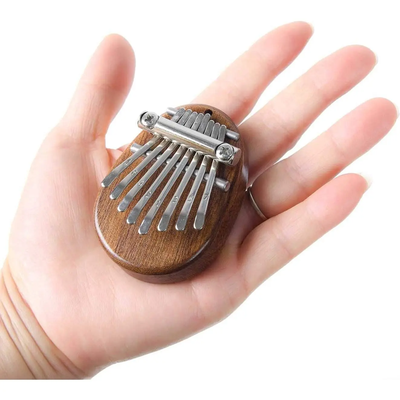 Mini 8 Key Thumb Piano, Portable 8-tone Thumb Piano, Musical Instrument for Kids & Adults, Fun Music Toy, Birthday Gift for Friends and Children