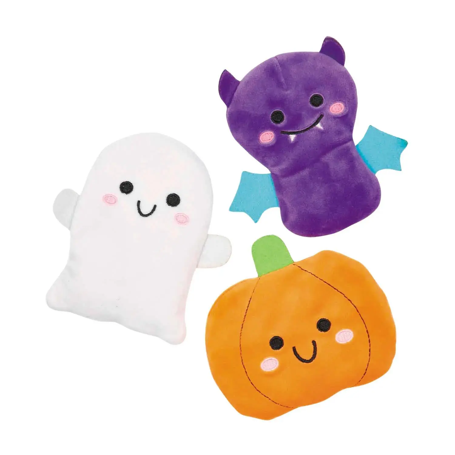 Fun Express Sensory Sand-Fill Halloween Stuffed Characters, 4" - 5", 12 Pcs.