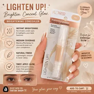Brightening Concealer, Medium Coverage, Long-Lasting, Hydrating Makeup for Daily Use