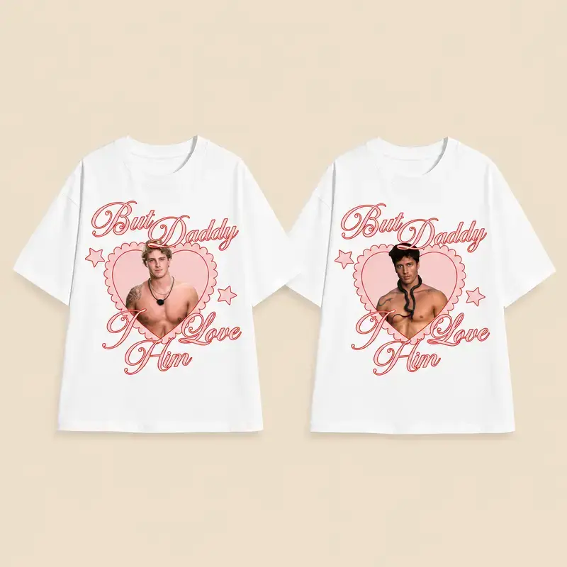 Caleb Mcdaniel Fan Favorite Graphic Tee | But Daddy I Love Him Celeb Unisex Tee Shirt | Caleb Mcdaniel, Rob Rausch Love Island Fan Lover Tee |