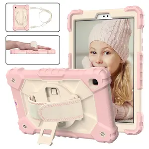 Shockproof Tablet Case with Handle Stand, Rotation Handle Stand Shockproof Rugged Cover, Tablet Protective Cover for Samsung Galaxy Tab A9 Lite, Tablet Casing