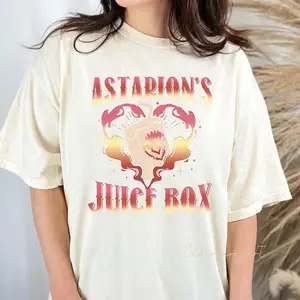 Astarion T-Shirt - BG3 Juice Box Meme, Funny High Elf Gamer Gift For Baldur's Gate 3 Fans