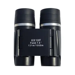 Kids Binoculars 6X18F Auto Focus HD Night Vision 10x25 Dual Telescope for Outdoor Camping Bird Watching Toys for Boys Girls Compact Portable FMC Coated