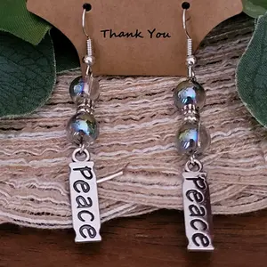 peace earrings