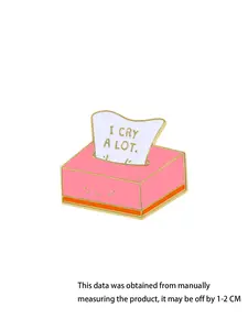 1pc Classic Cartoon Movie Enamel Brooch, Fashion Zinc Alloy Tissue Design Pin, Perfect for Bags Hats Sweaters, Unisex Accessory, Durable Metal Pins