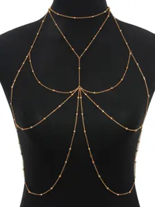Unisex Sexy Chain Decor Body Chain, Fashionable Body Jewelry for Party, Daily Clothing Decor, Trendy All-match & Exquisite Jewelry for Birthday Gift