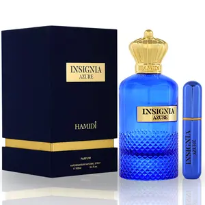 INSIGNIA AZURE EDP Spray 105ML (3.5 OZ) By Hamidi | A Long Lasting & Refreshing Unisex Fragrance