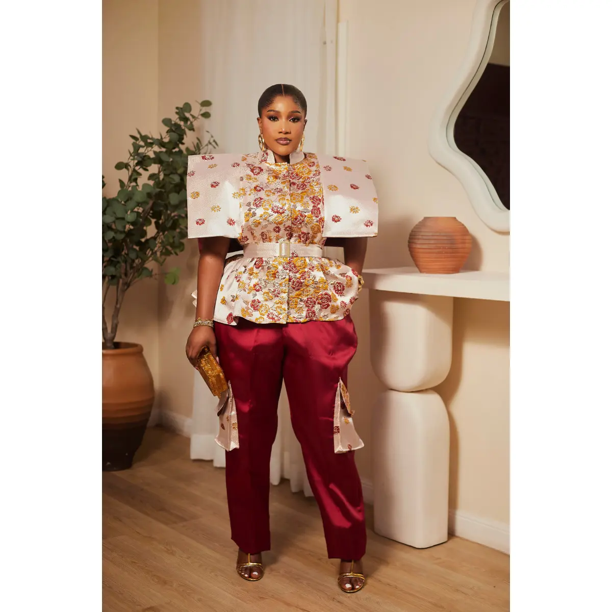 Adesuwa  Royal Brocade Pant Sets