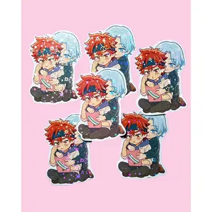 Sk8 the Infinity Sticker Langa & Reki Chibi Vinyl Sticker