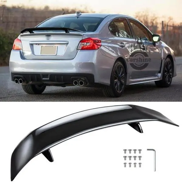 For subaru legacy wrx 2010 46" Rear Trunk Spoiler Racing GT Wing Gloss Black