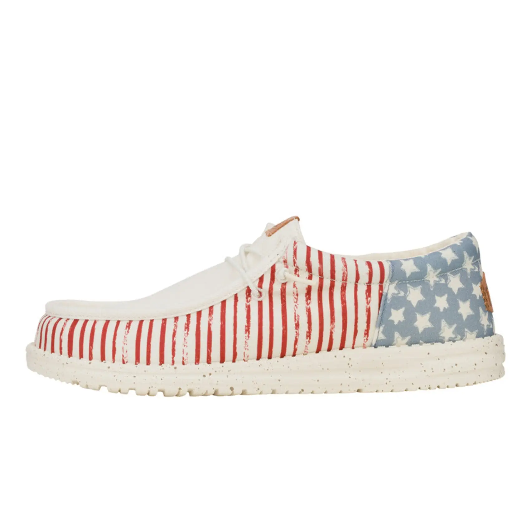 HEYDUDE Wally Funk Americana Stars - Mens Comfortable Slip on Shoes
