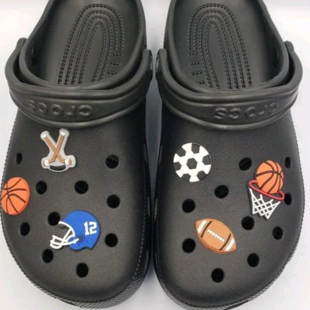 Sports Shoe Charms for Clog Sandals Bracelets Decoration - Soft, Comfortable, Suitable for Various Sports and Bedroom Uses - Bridal, Footwear