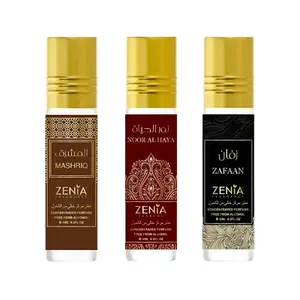 (3pc Sugar & Spice Bundle) Mashriq + Noor Al Haya + Zafaan - 6ml Perfume Oil Roll-On by ZENIA