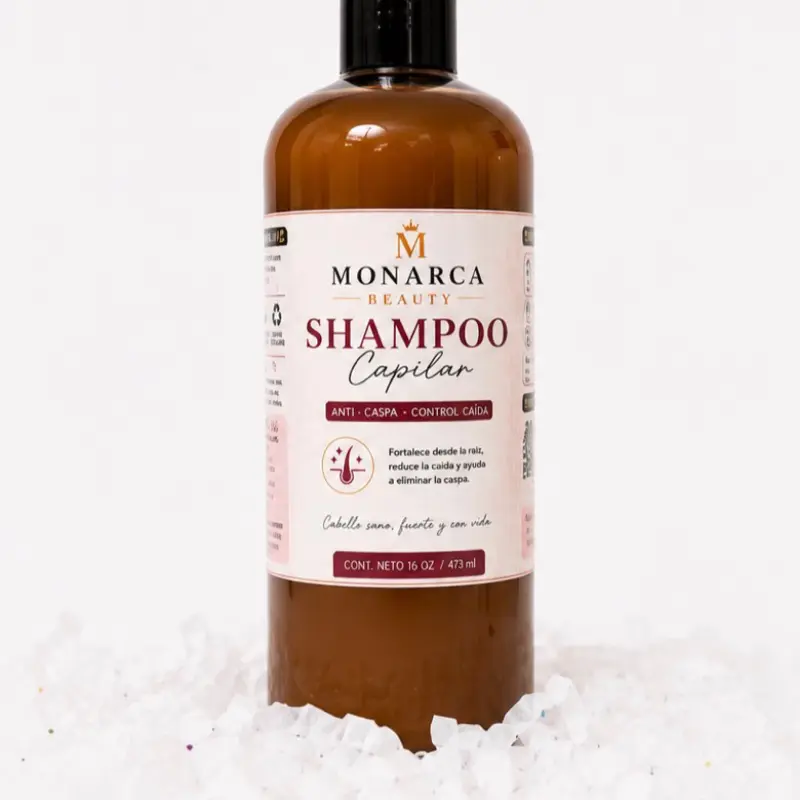 Monarca Nourishing Hair Shampoo with Rosemary & Ginger for Healthy Scalp and Hair Care - Gentle Cleansing, Strengthening, and Nourishing Formula
