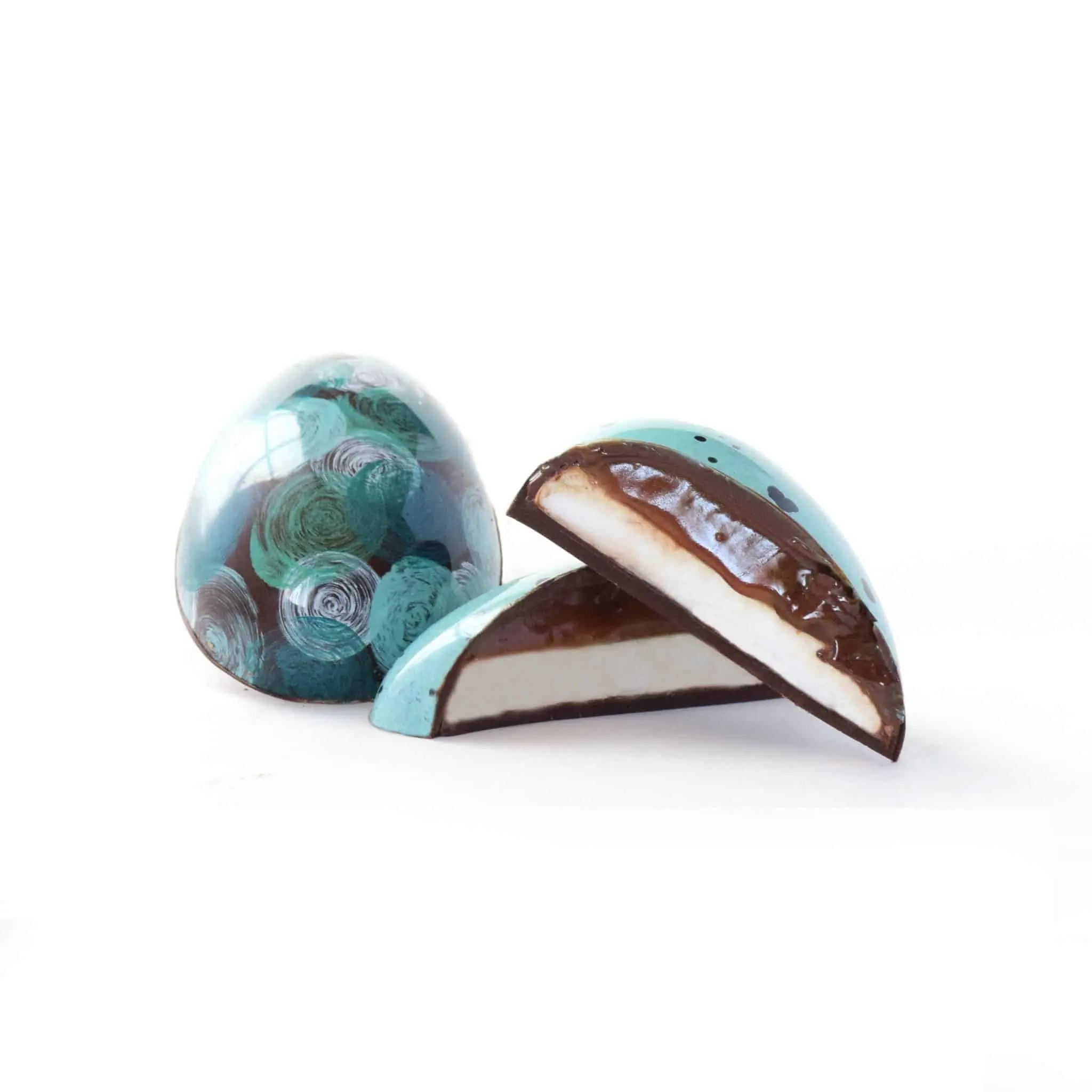 Gourmet Dark Chocolate Caramel Marshmallow Egg | Lulubee Artisinal Chocolates
