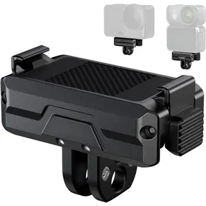 Adapter Holder Dual-Mount Support for   Action 6/ Nano, Bidirectional Quick Release  Folding Adapter Mount with 2-Prong Mount and 1/4"-20 Threaded Hole - 5890