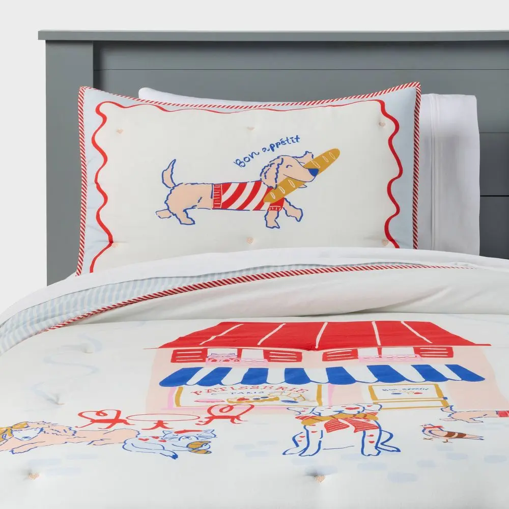 Patisserie Scene Kids' Comforter Set - Pillowfort Patisserie Scene Kids' Comforter Set - Pillowfort