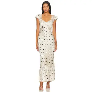 Free People Butterfly Babe Midi Dress in Tea Combo