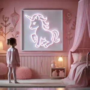 Unicorn Neon Sign – LED Wall Decor for Kids | Neon Vibes
