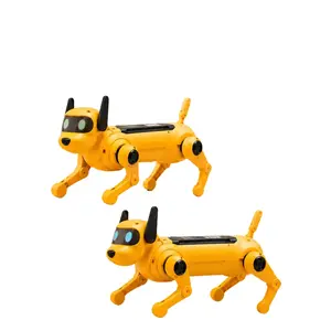 Build-Your-Own Walking Robot Dog Kit for Kids Ages 8+, DIY Mechanical Puppy Toy with Moving Legs, Weekend Build & Play Gift