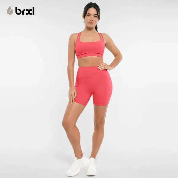 BRXL Biker Shorts Women - 5 In High Waist, Buttery Soft, Pockets, High Stretch Sports Spandex, Casual Athletic Shorts for Yoga, Summer Fitness Bottoms #outdoorfun #warmupforholiday#tiktokmademebuyit#TikTokShopBlackFriday,summerwins