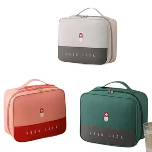 Portable Emergency Health Kit for Students, Must-Have School Supplies Storage Bag for Kids, Convenient First Aid Organizer for Back to School