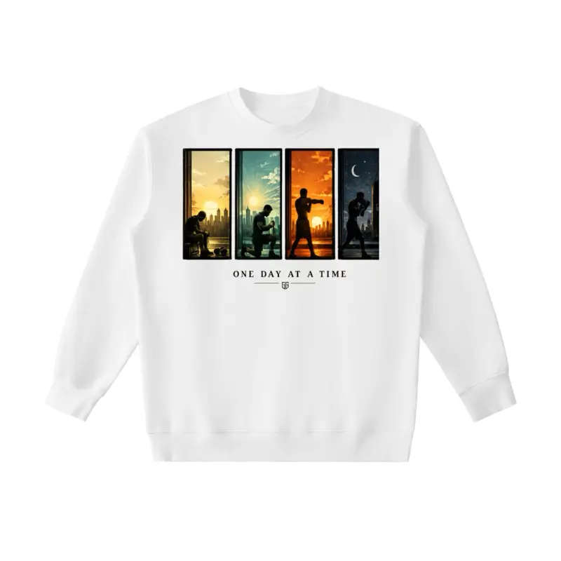 Glove & Grit Graphic Crewneck Sweatshirt - Unisex, Regular Fit.